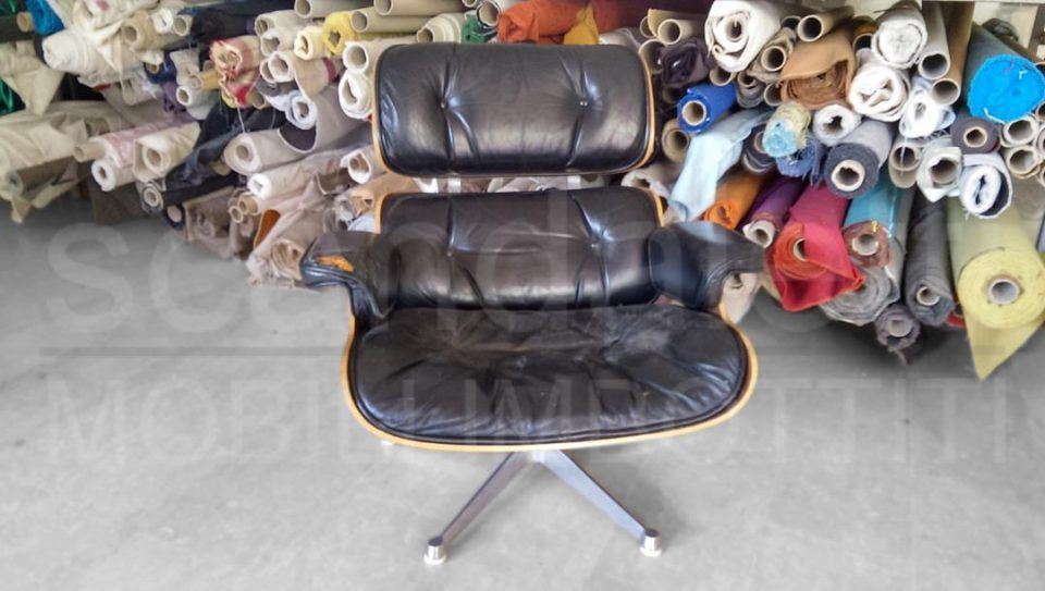 restauro poltrona Lounge Chair Charles Eames