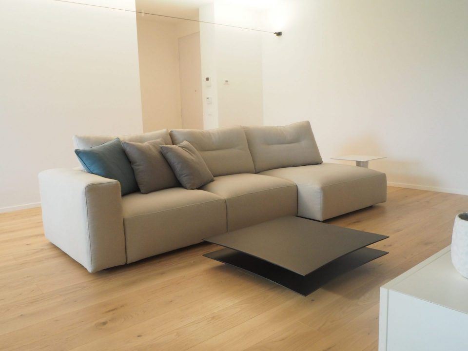 3 seater fabric sofa by Scandaletti