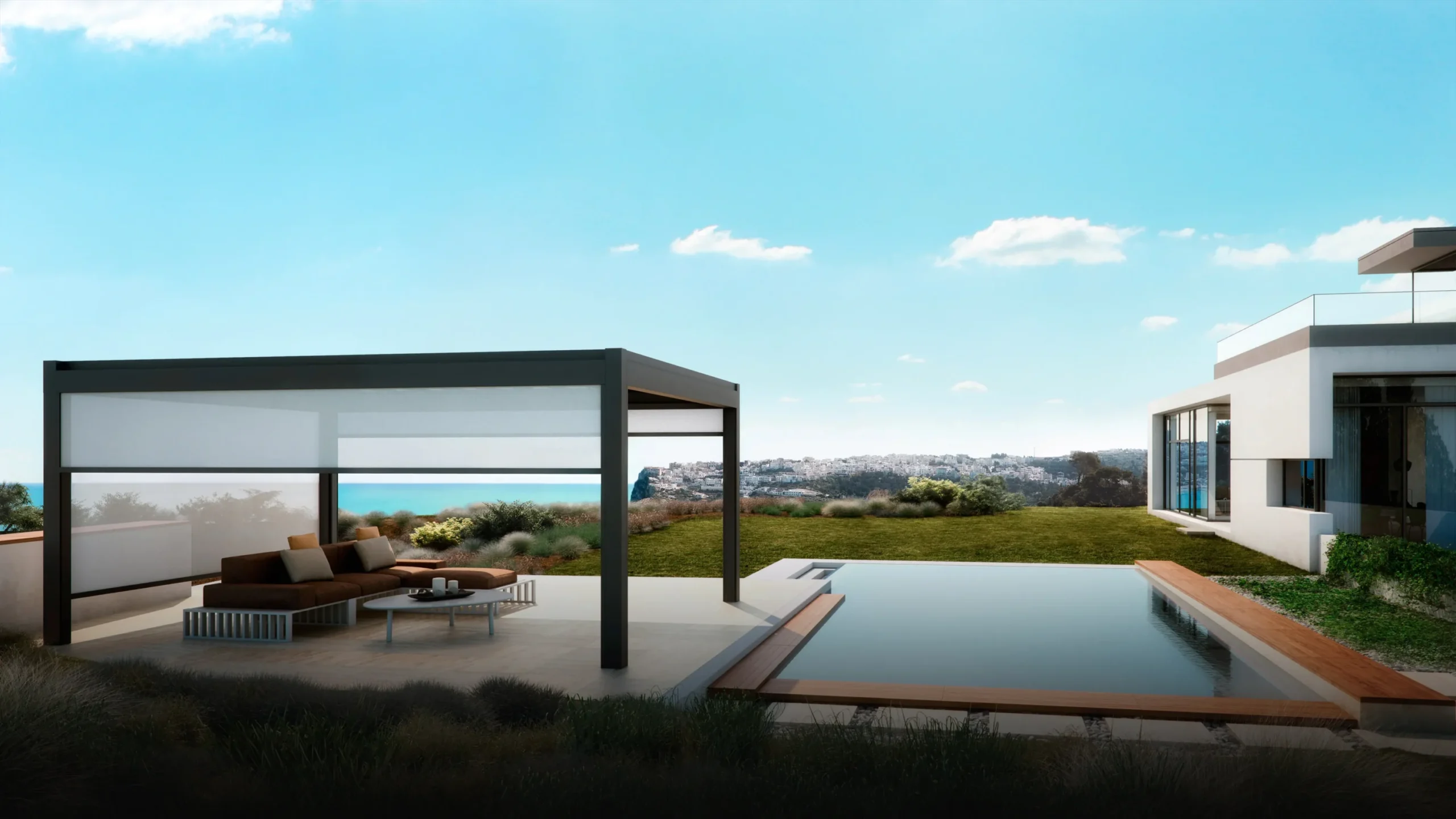 Pergola Nomo telo scorrevole modulabile - Scandaletti Padova