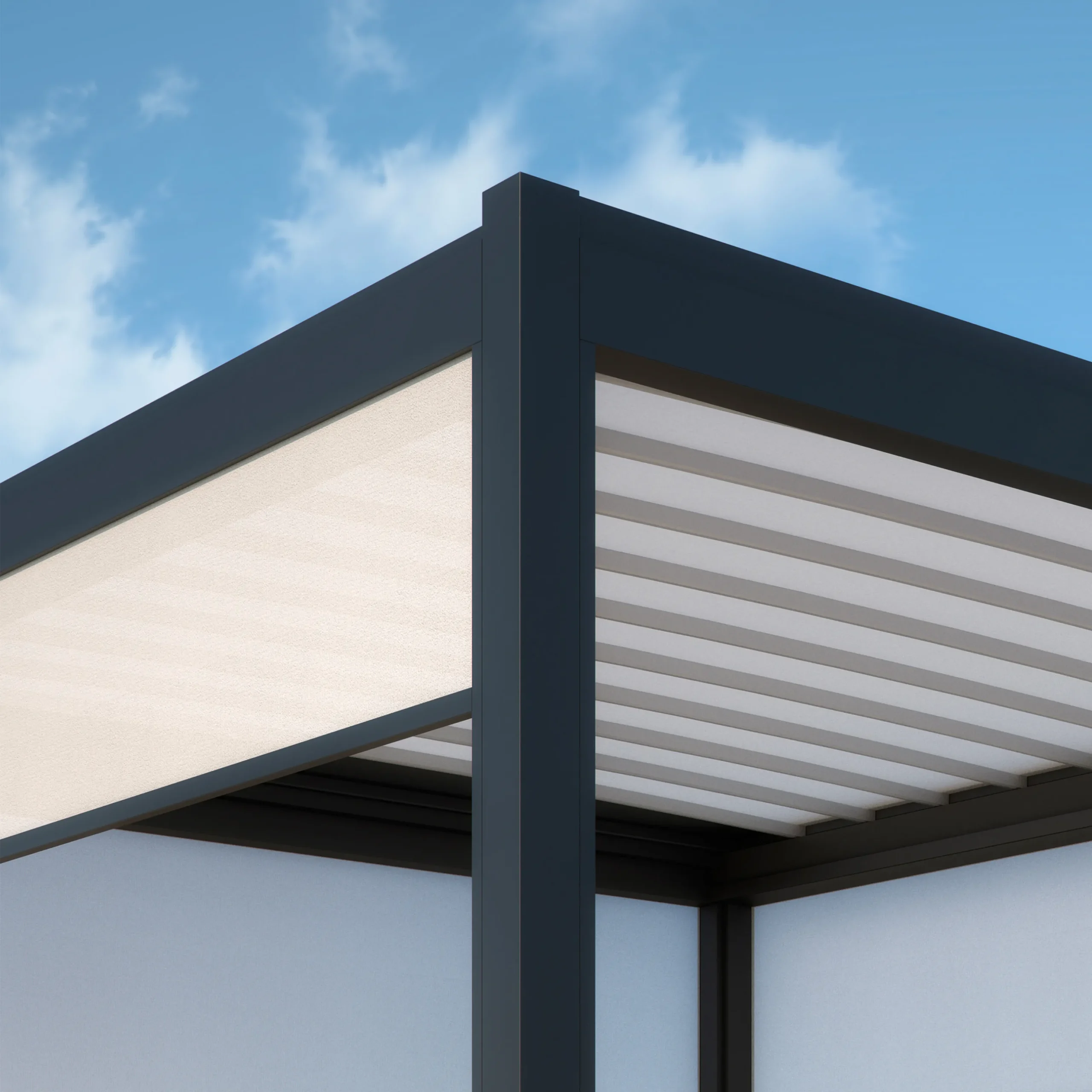 Pergola Nomo telo scorrevole modulabile - Scandaletti Padova